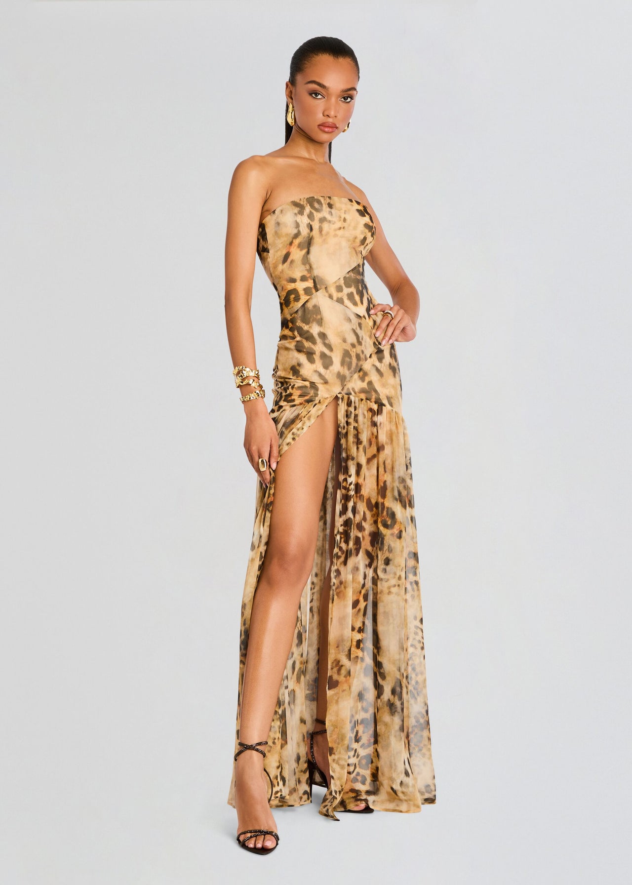 Nicole Silk Chiffon Dress – Retrofete
