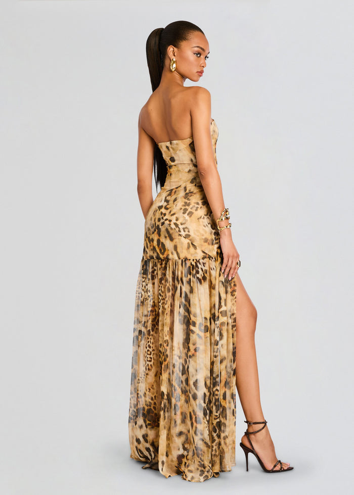 Nicole Silk Chiffon Dress