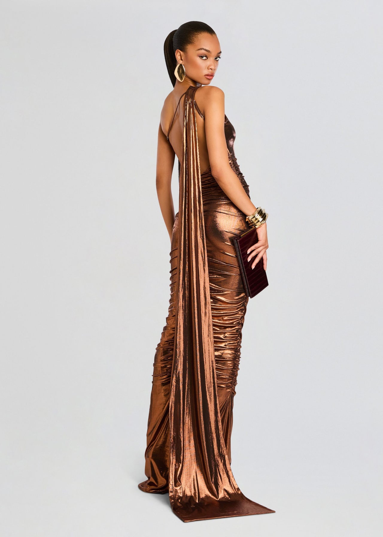 Brown One Shoulder Dress | Shannon Dress | Retrofte Retrofete Brown One Shoulder Dress | Shannon Dress | Retrofte Retrofete