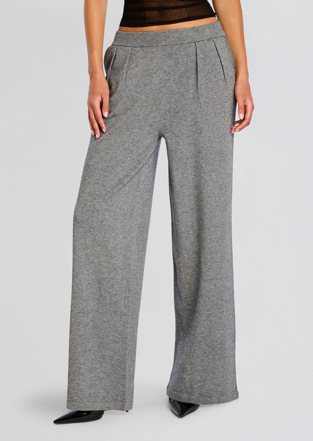 Alya Knit Pleated Trousers