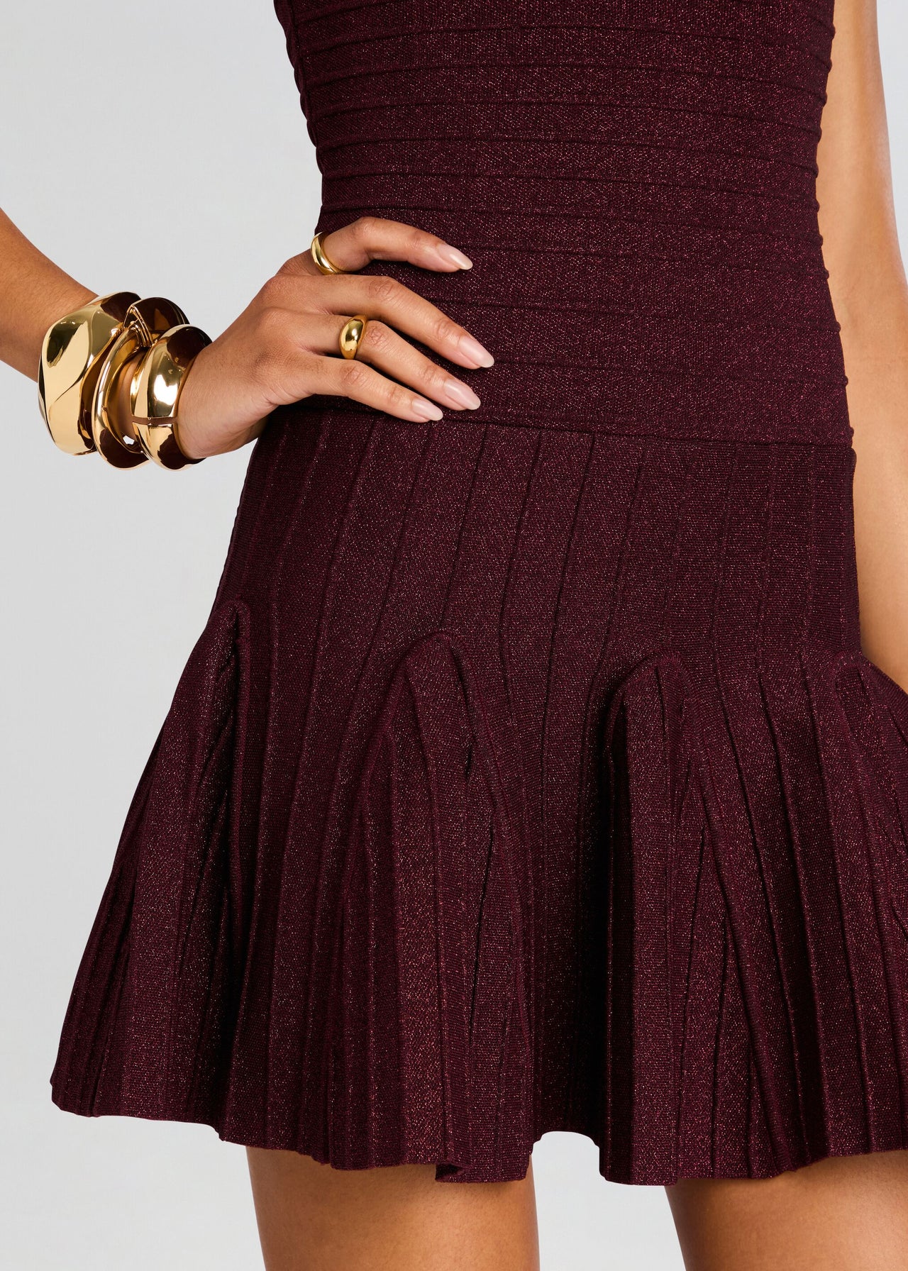 pink glitter knit dress Pink Embellished Knit Dress | Monroe Dress main image 0