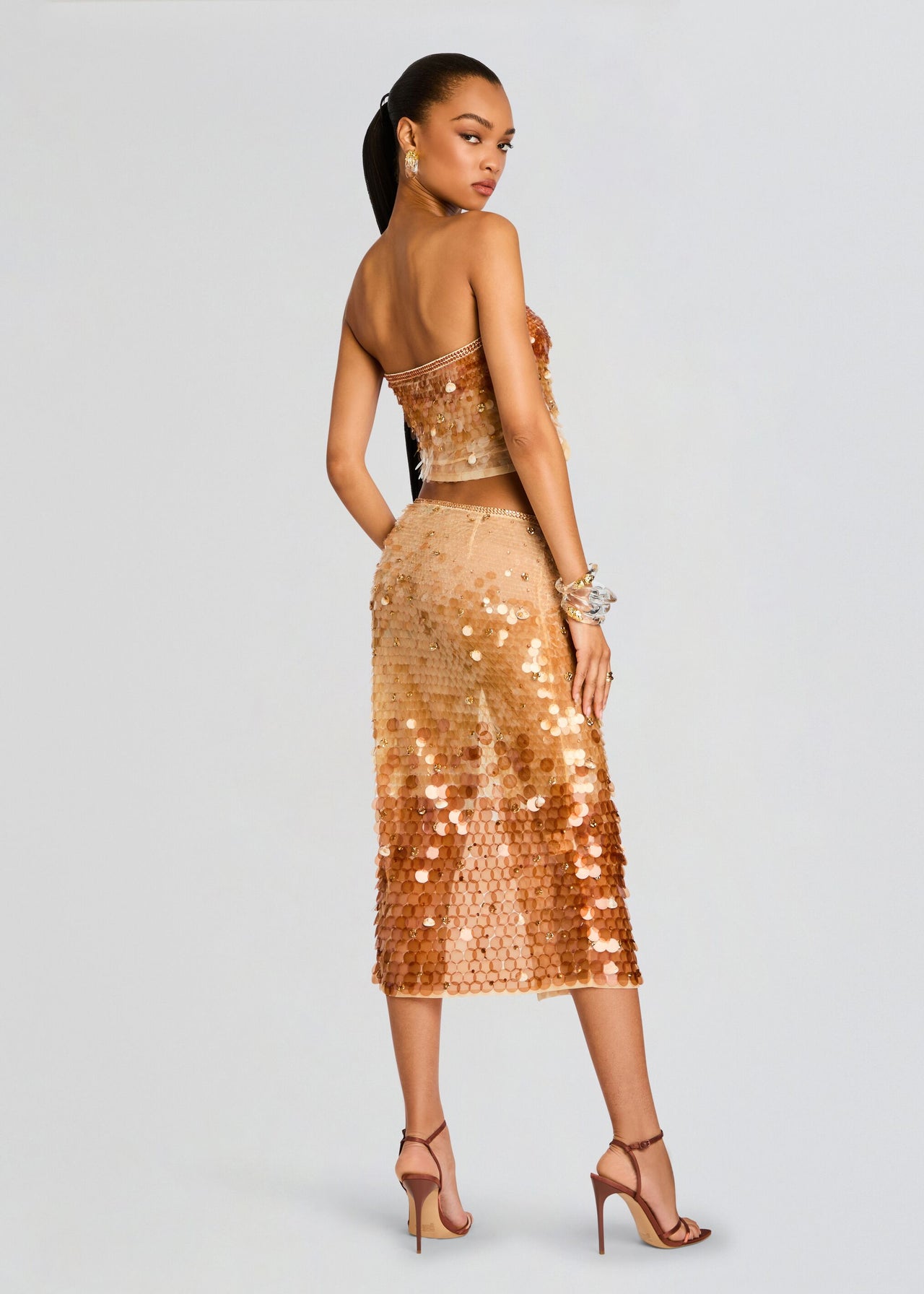 Nellie Sequin Skirt Retrofete Nellie Sequin Skirt Retrofete
