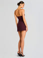 Poppi Heavy Crepe Strapless Mini Dress thumbnail media 4 of 5