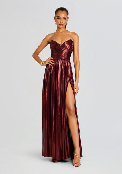 ご予約品2024 FOXEY BOUTIQUE【Waldorf Dress】40 Burgundy Floor Length Dress | Waldorf Dress | Retrofête – Retrofete