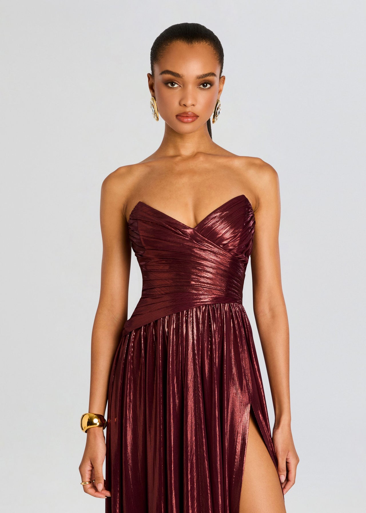 Burgundy Floor Length Dress | Waldorf Dress