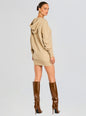 Cab Cable Knit Hoodie Dress