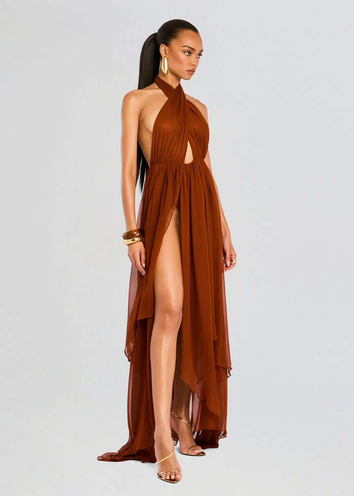 Ina Silk Chiffon Dress