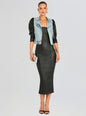 Adalaide Coated Midi Dress