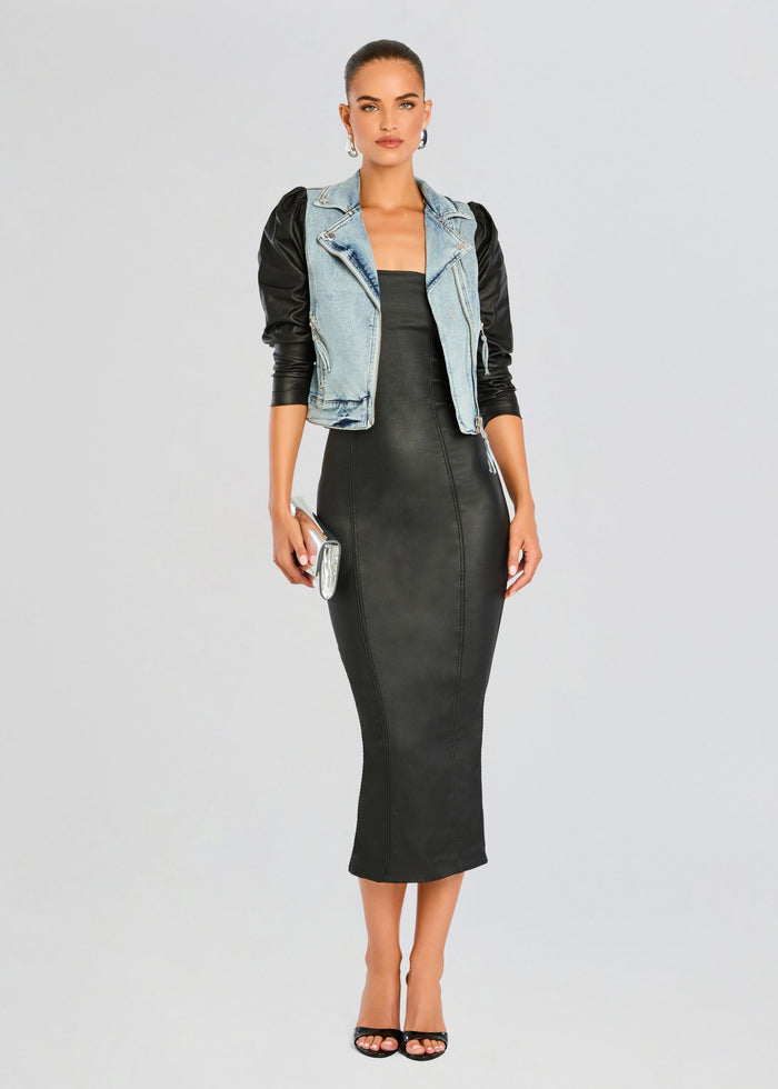 Adalaide Coated Midi Dress