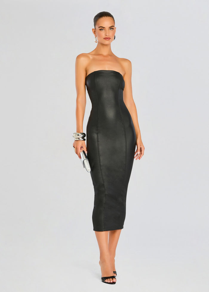 Adalaide Coated Midi Dress