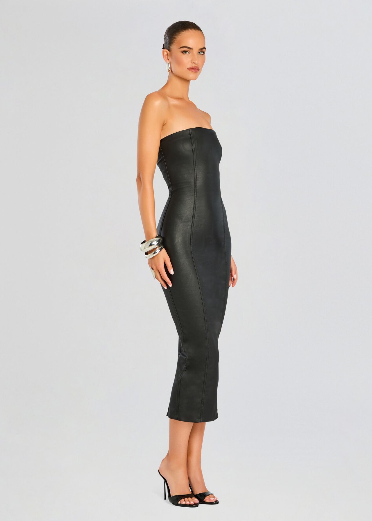 Adalaide Coated Midi Dress Retrofete Adalaide Coated Midi Dress Retrofete