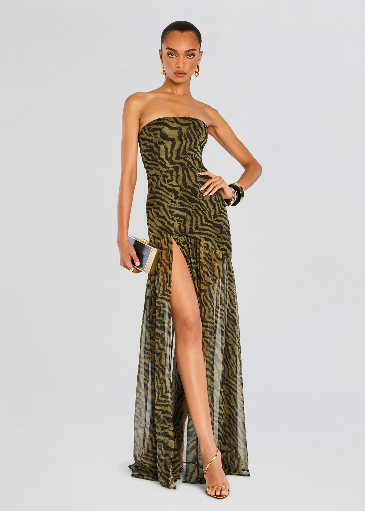 Nicole Silk Chiffon Dress – Retrofete