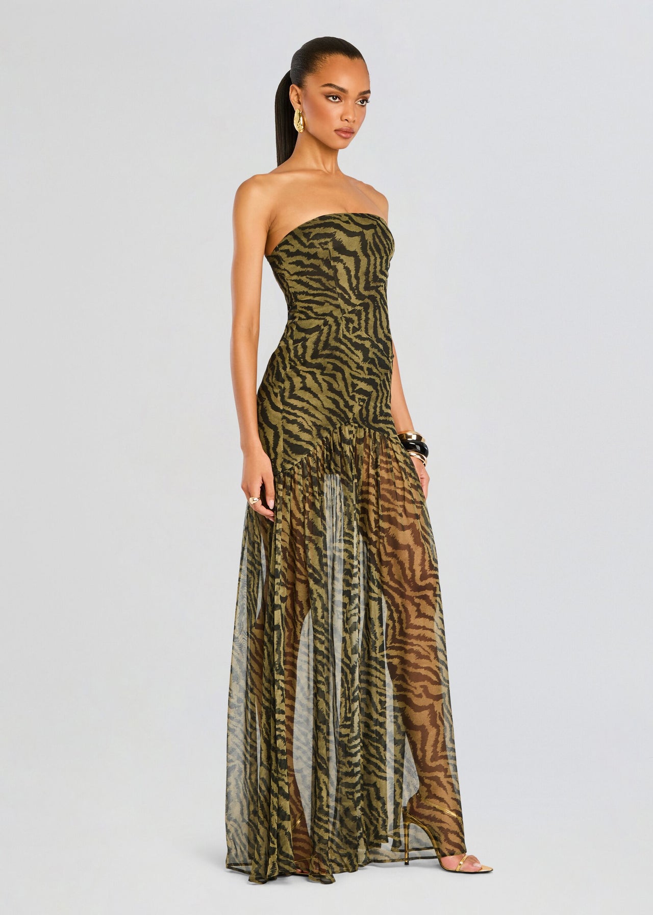 Nicole Silk Chiffon Dress Retrofete Nicole Silk Chiffon Dress Retrofete