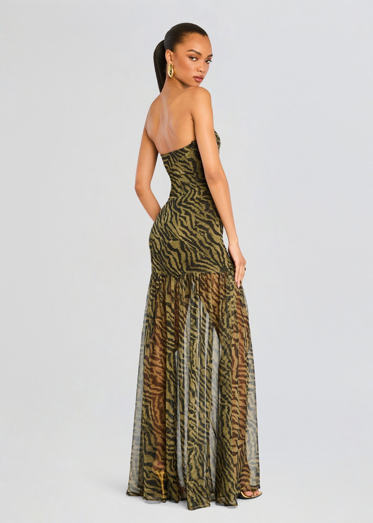 Nicole Silk Chiffon Dress Retrofete Nicole Silk Chiffon Dress Retrofete
