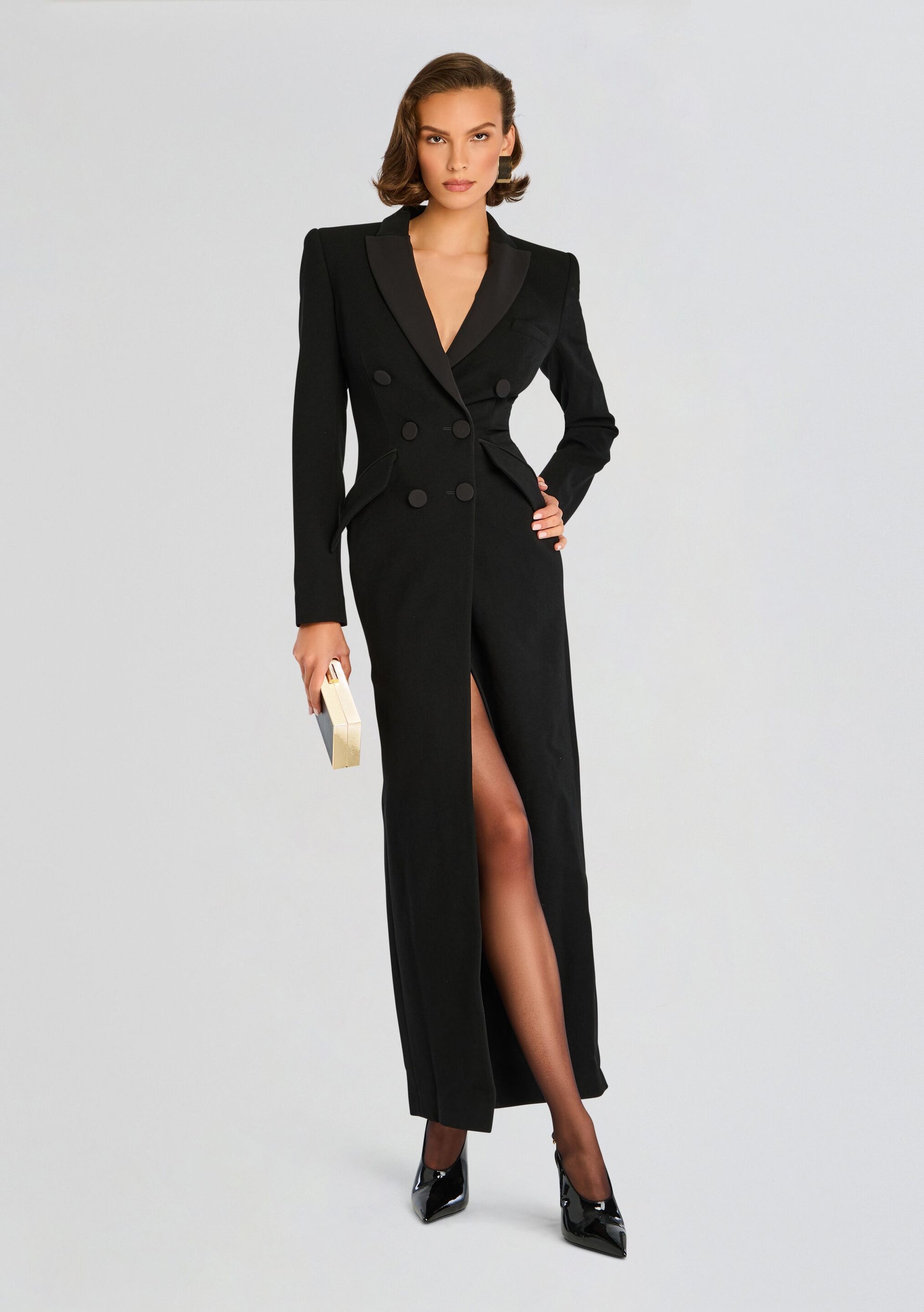 SANS FAFF Amberly Evening Women Blazer - Black