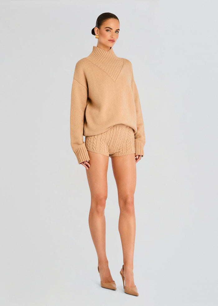 Molly Cable Knit Hot Short