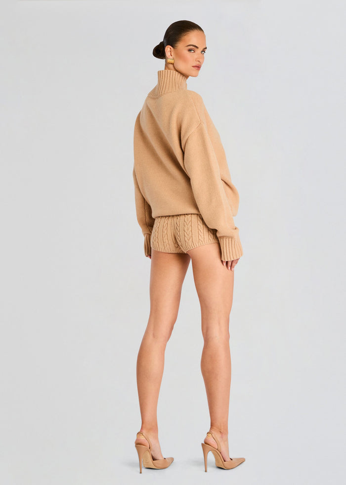 Molly Cable Knit Hot Short