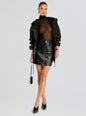Adrienne Leather Skirt