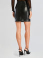 Adrienne Leather Skirt