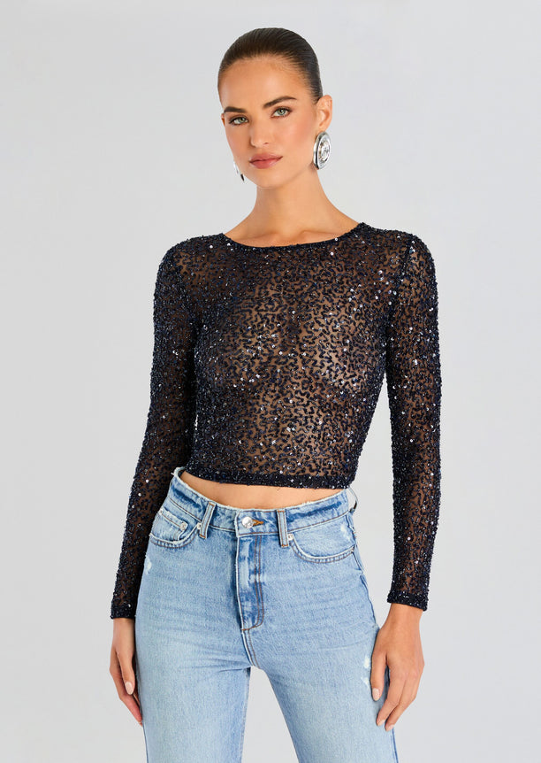 Torrey Sequin Top