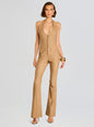 Cynthia Coated Denim Jumpsuit