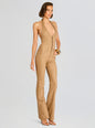 Cynthia Coated Denim Jumpsuit