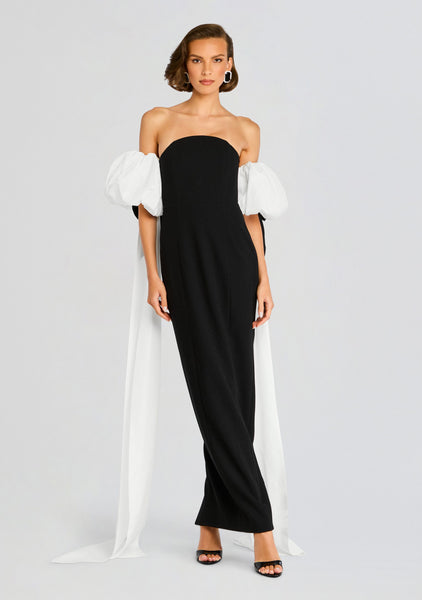 Elegant Black and White Dresses | Tadashi Shoji