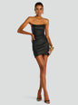 James Coated Denim Mini Dress
