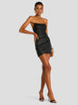 James Coated Denim Mini Dress