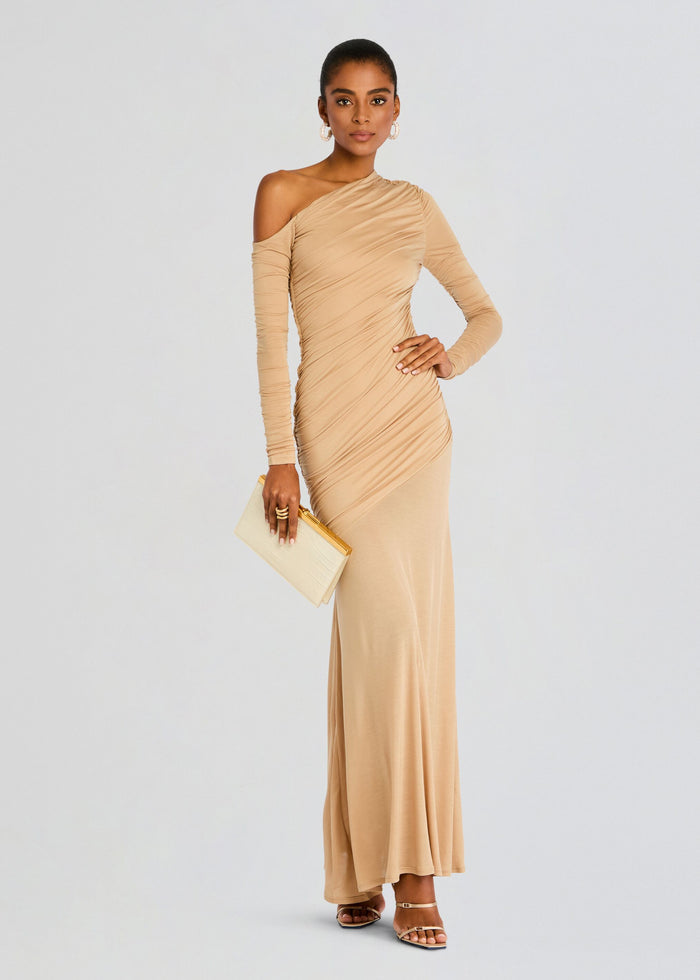 Persephone Ruched Maxi Dress