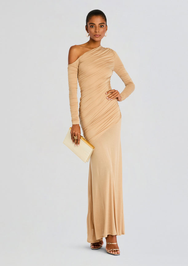 Persephone Ruched Maxi Dress