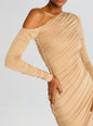 Persephone Ruched Maxi Dress