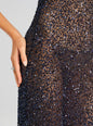 Villy Sequin Gown