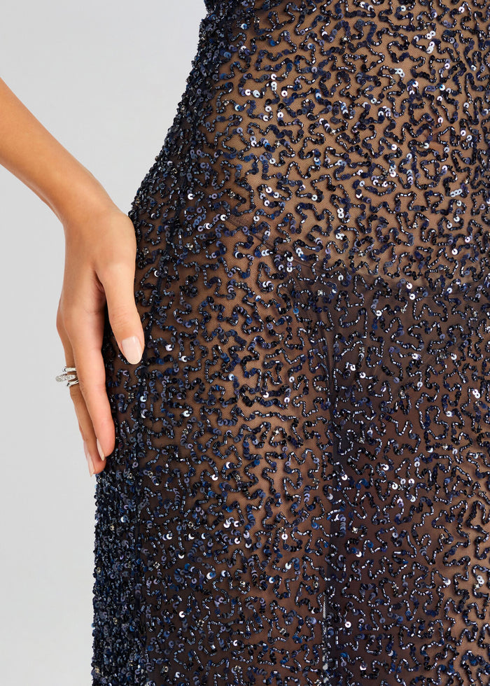 Villy Sequin Gown