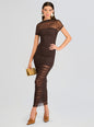 Noel Mesh Midi Dress