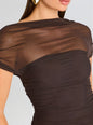 Noel Mesh Midi Dress