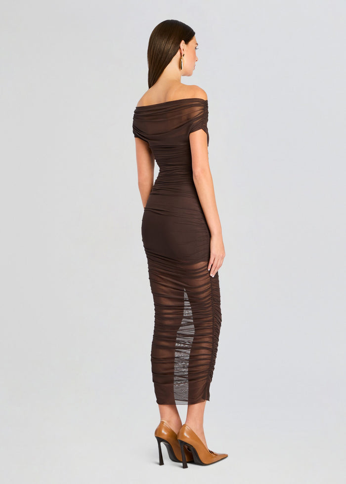 Noel Mesh Midi Dress