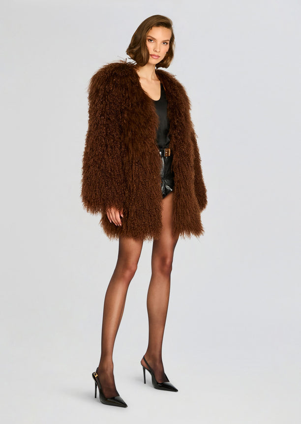 Jewel Fur Jacket