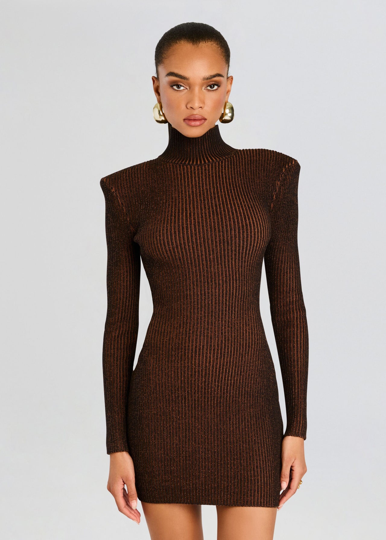 Moda Rib Knit Mini Dress Retrofete Moda Rib Knit Mini Dress Retrofete