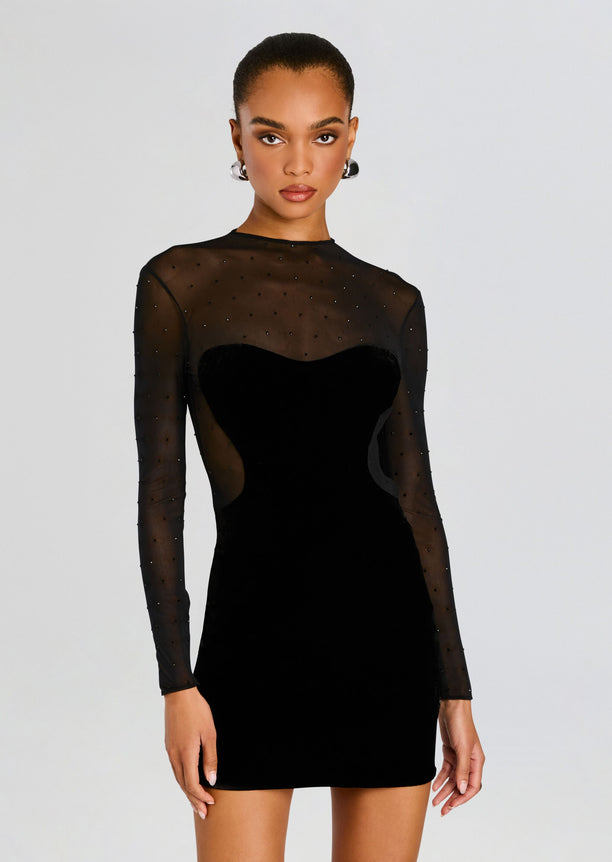 Delmer Velvet Dress