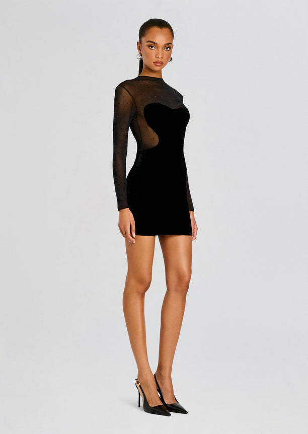 Delmer Velvet Dress