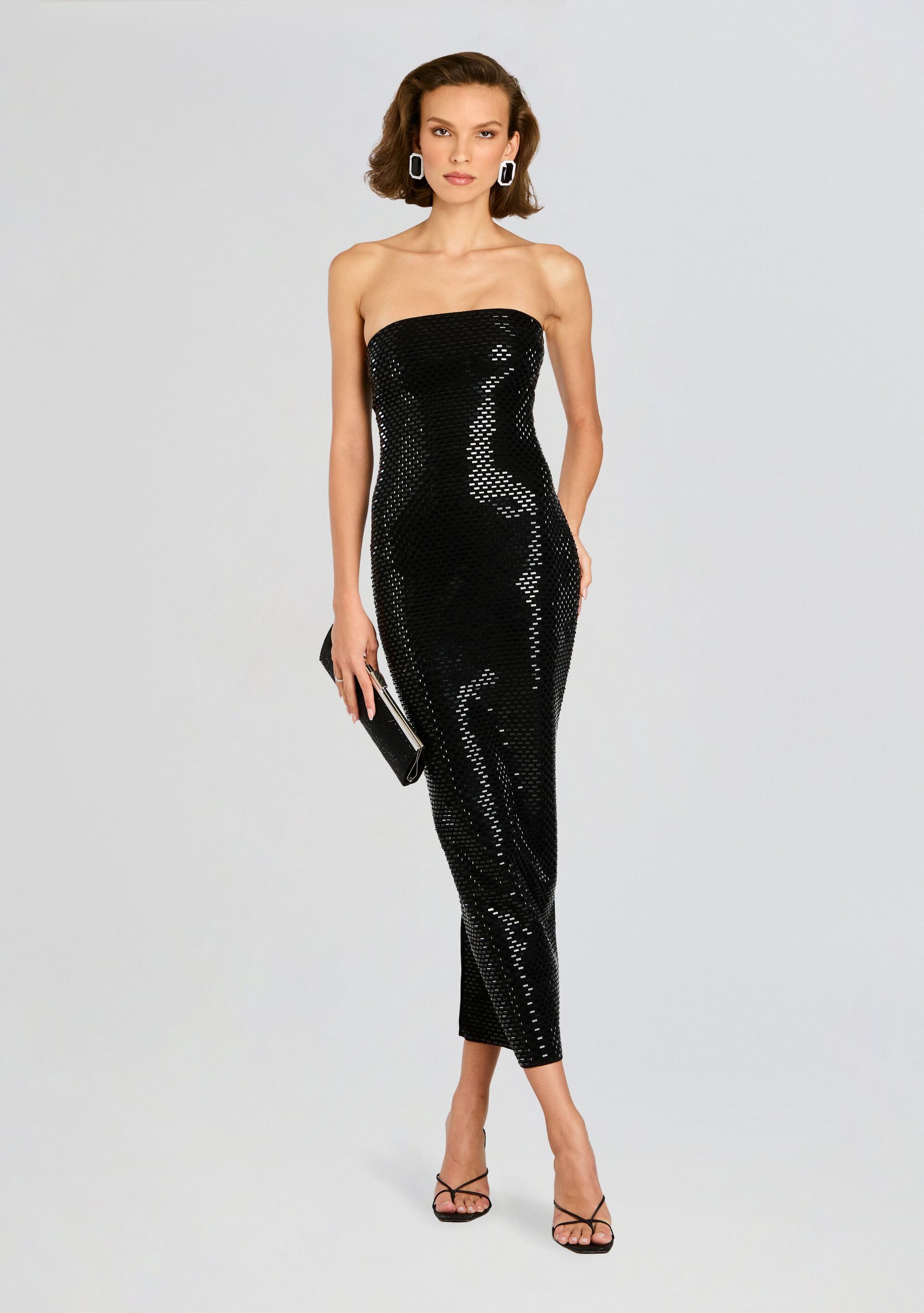 Karrah Embellished Knit Dress Retrofete Karrah Embellished Knit Dress Retrofete