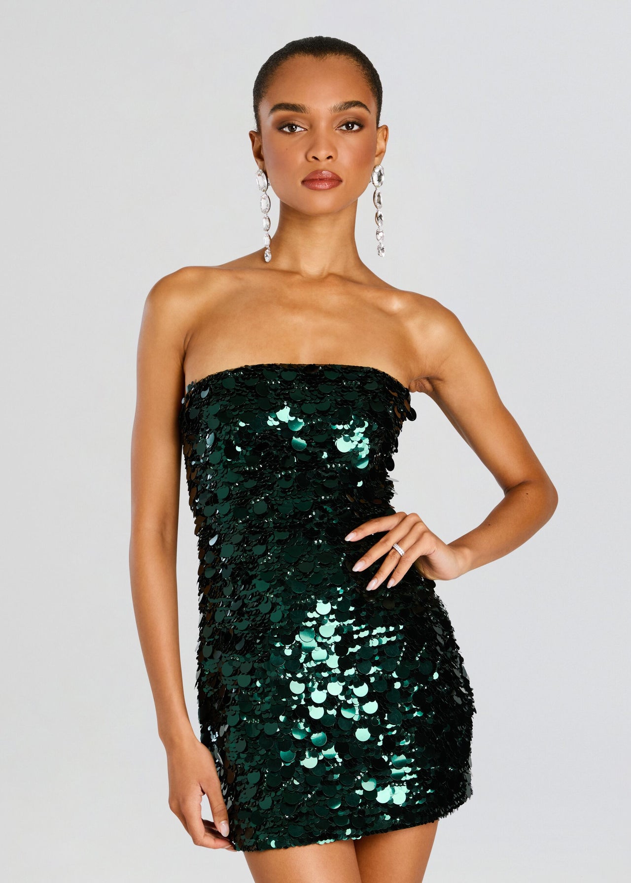 Nolia Sequin Embellished Dress  Retrofete