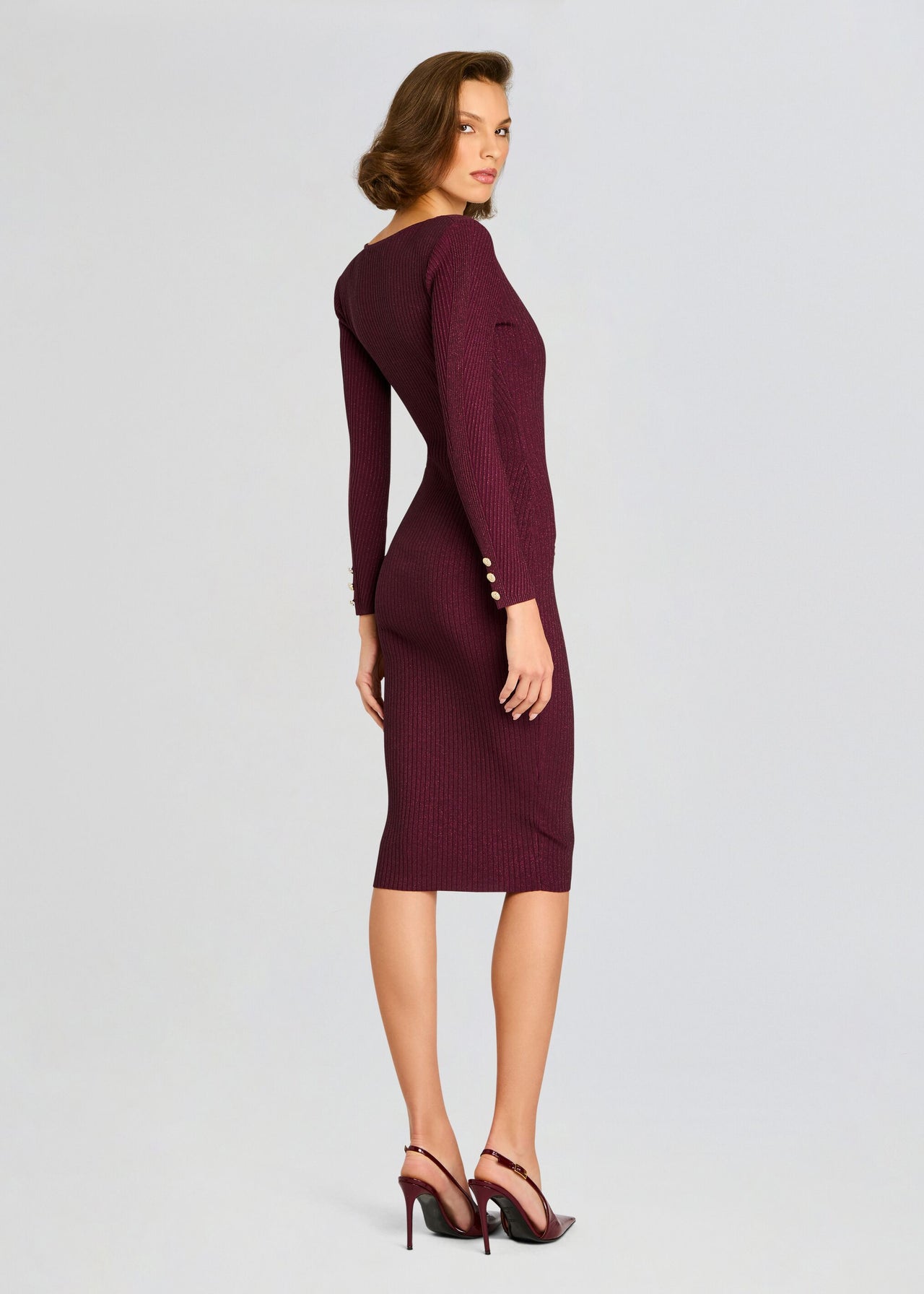 Sadelle Metallic Knit Dress Retrofete Sadelle Metallic Knit Dress Retrofete
