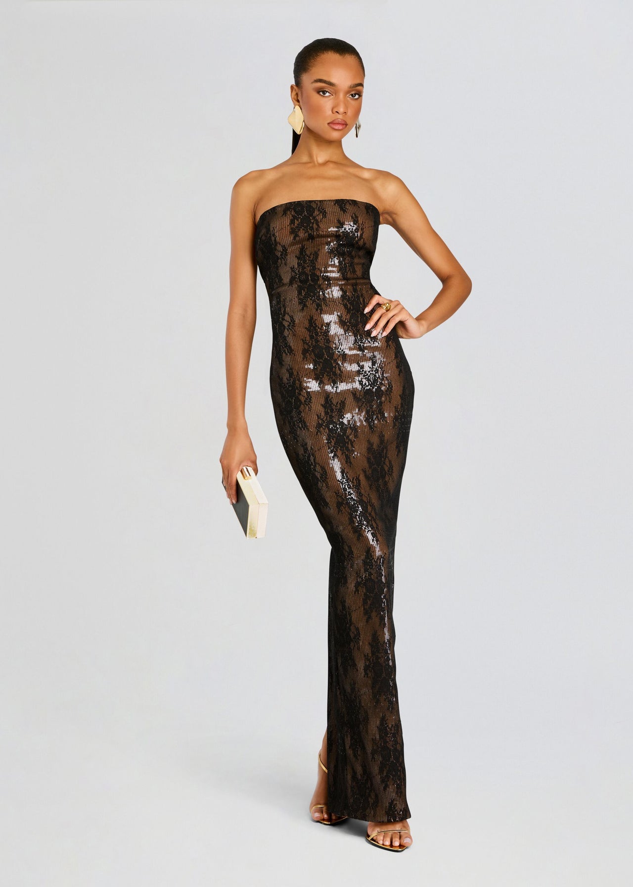 shanae dress in cream & black retrofete retrofete Shanae Dress in Cream & Black