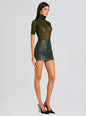Emilia Faux Leather Mini Skirt