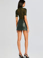 Emilia Faux Leather Mini Skirt
