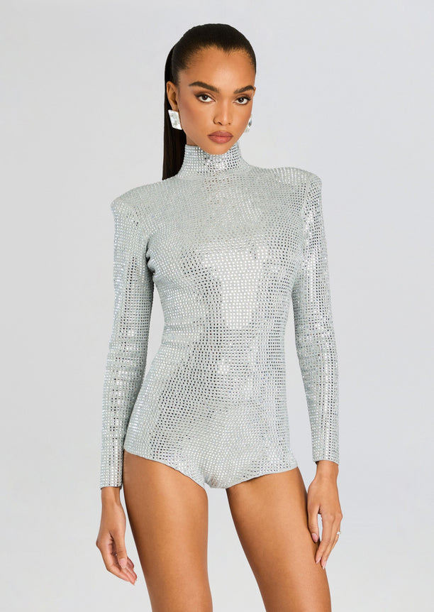 Auburn Embellished Knit Romper