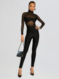 Brietta Bandeau Mesh Catsuit