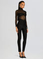 Brietta Bandeau Mesh Catsuit